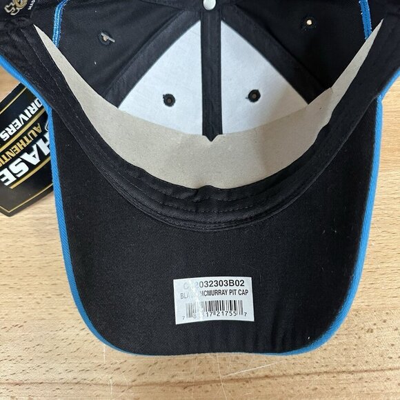 Vintage Jamie McMurray Havoline Adjustable Hat Cap NASCAR Chase Black Blue - Picture 5 of 6